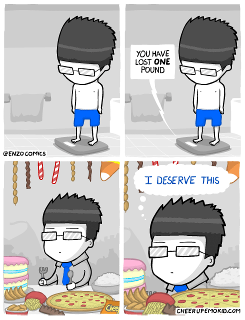 Wenn die Waage wieder einmal gnädig ist